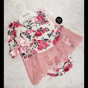 Nicole Miller Baby Girl 3 Pice Set 0-3 Months